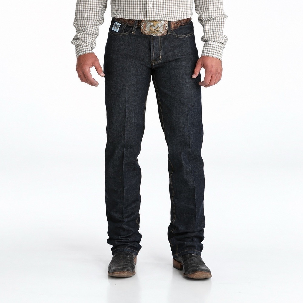 Cinch Mens White Label 059 Rigid Jeans Size 32x30 Blue Rigid Denim Western FLAW